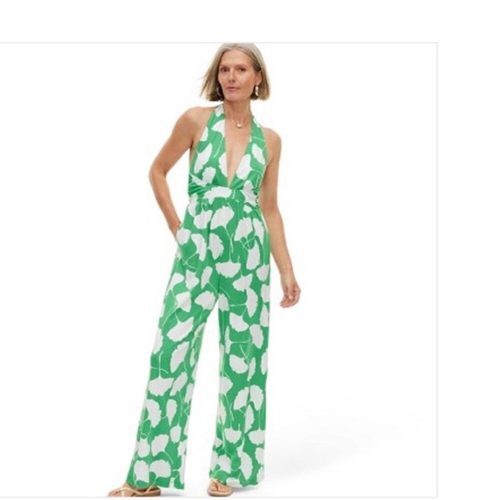 DVF for Target - The Halter Ginkgo Jumpsuit - NWT
